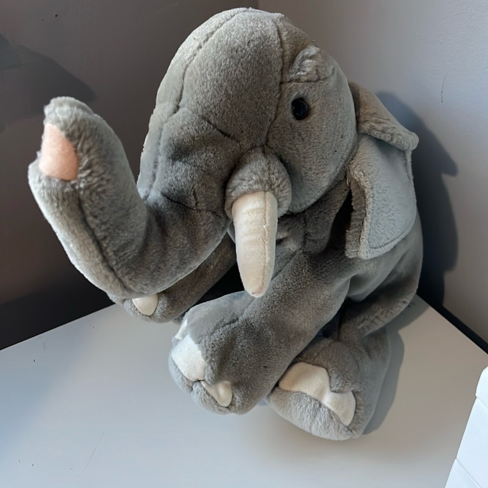 K and M international elephant plushie
